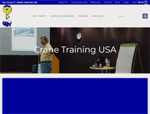 Tablet Screenshot of cranetraining.com